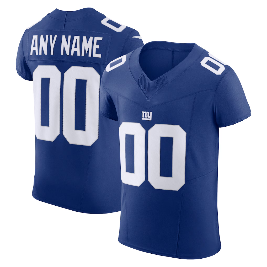 Kooe Custom NY.Giants Royal Vapor F.U.S.E. Elite Stitched Jerseys