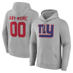 Kooe Custom NY.Giants Team Authentic Personalized Name & Number Hoodie Stitched Jerseys