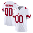 Kooe Custom NY.Giants White Limited Vapor F.U.S.E. Home Game Any Name & Numbers Stitched Jerseys