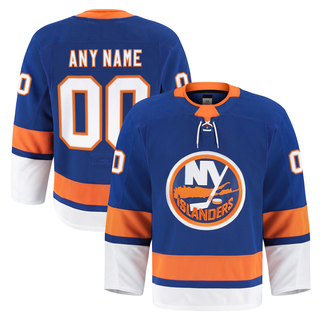Kooe Custom NY.Islanders Royal Home Authentic Pro Jerseys