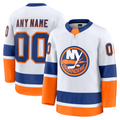 Kooe Custom NY.Islanders White Away Premium Jerseys