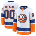 Kooe Custom NY.Islanders White Away Premium Jerseys