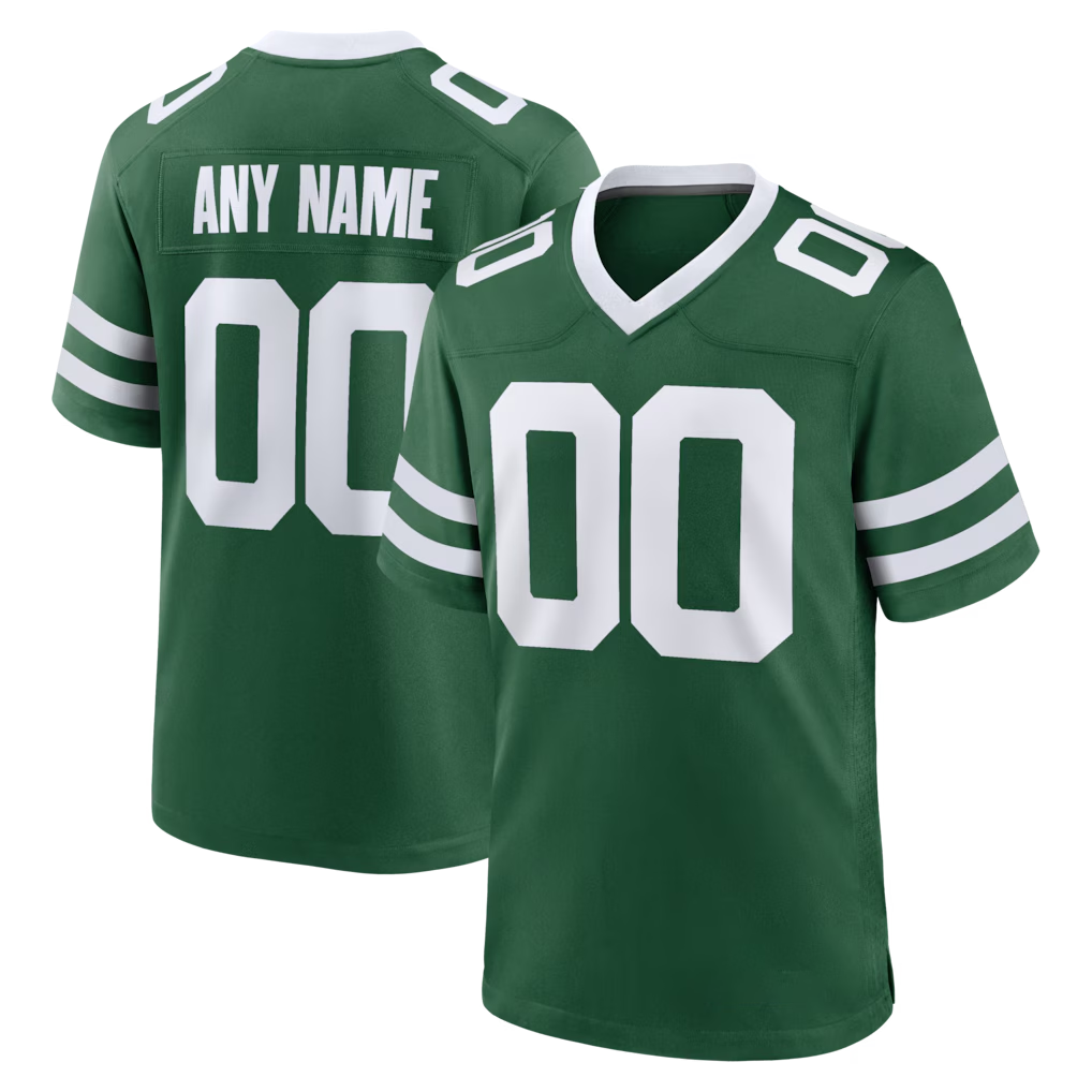 Kooe Custom NY.Jets Legacy Green Game Stitched Jerseys