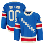 Kooe Custom NY.Rangers Blue Centennial Authentic Pro Jerseys