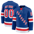 Kooe Custom NY.Rangers Royal Home Premium Jerseys