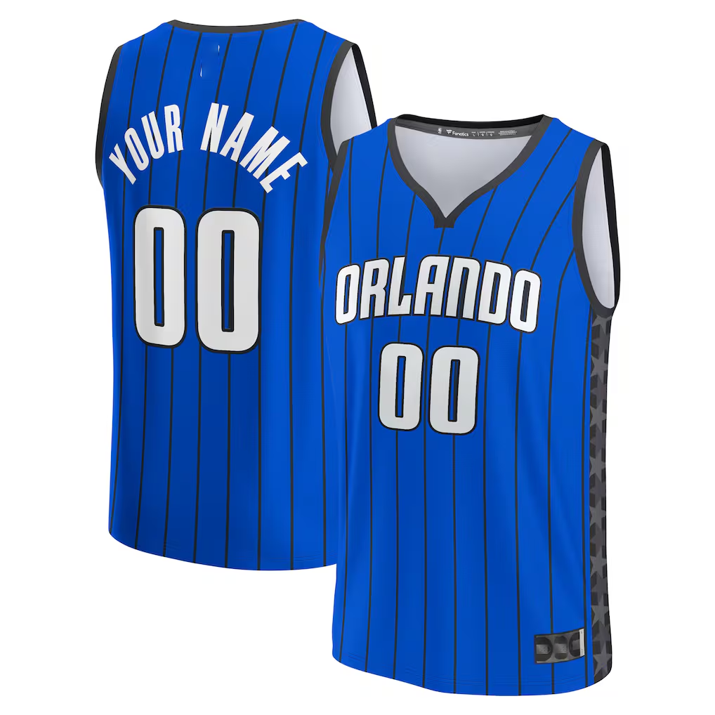 Kooe Custom O.Magic Blue Fast Break Jerseys - Statement Edition