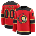 Kooe Custom O.Senators Red Alternate Premium Jerseys