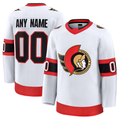 Kooe Custom O.Senators White Away Premium Jerseys