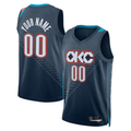 Kooe Custom OC.Thunder Blue 2025-2026 City Edition Swingman Stitched Jerseys