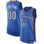 Kooe Custom OC.Thunder Blue Authentic Stitched Jerseys - Icon Edition