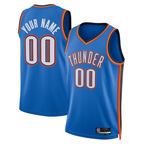 Kooe Custom OC.Thunder Blue  Fast Break Stitched Jerseys- Statement Edition
