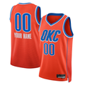 Kooe Custom OC.Thunder Jordan Brand Orange 2022-2023 Swingman Stitched Jerseys - Statement Edition