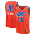 Kooe Custom OC.Thunder Orange Swingman Stitched Jerseys - Icon Edition