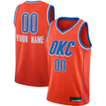 Kooe Custom OC.Thunder Orange Swingman Stitched Jerseys- Statement Edition