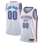 Kooe Custom OC.Thunder White Swingman Stitched Jerseys- Association Edition