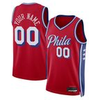 Kooe Custom P.76ers Red 202223 Swingman Jerseys - Statement Edition