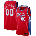 Kooe Custom P.76ers Red Swingman Jerseys - Statement Edition