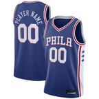 Kooe Custom P.76ers Royal 2020-21 Swingman Jerseys - Icon Edition