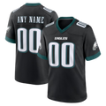 Kooe Custom P.Eagles Black Alternate Game Stitched Jerseys