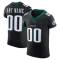 Kooe Custom P.Eagles Black Alternate Vapor F.U.S.E. Elite Stitched Jerseys