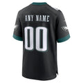 Kooe Custom P.Eagles Black Stitched Alternate Game Stitched Jerseys