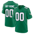 Kooe Custom P.Eagles Kelly Green Alternate Stitched Jerseys