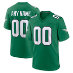 Kooe Custom P.Eagles Kelly Green Alternate Stitched Jerseys