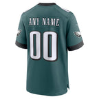 Kooe Custom P.Eagles Midnight Green Stitched Home Game Stitched Jerseys