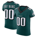 Kooe Custom P.Eagles Midnight Green Team Vapor F.U.S.E. Elite Stitched Jerseys