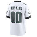 Kooe Custom P.Eagles White Stitched Home Game Stitched Jerseys