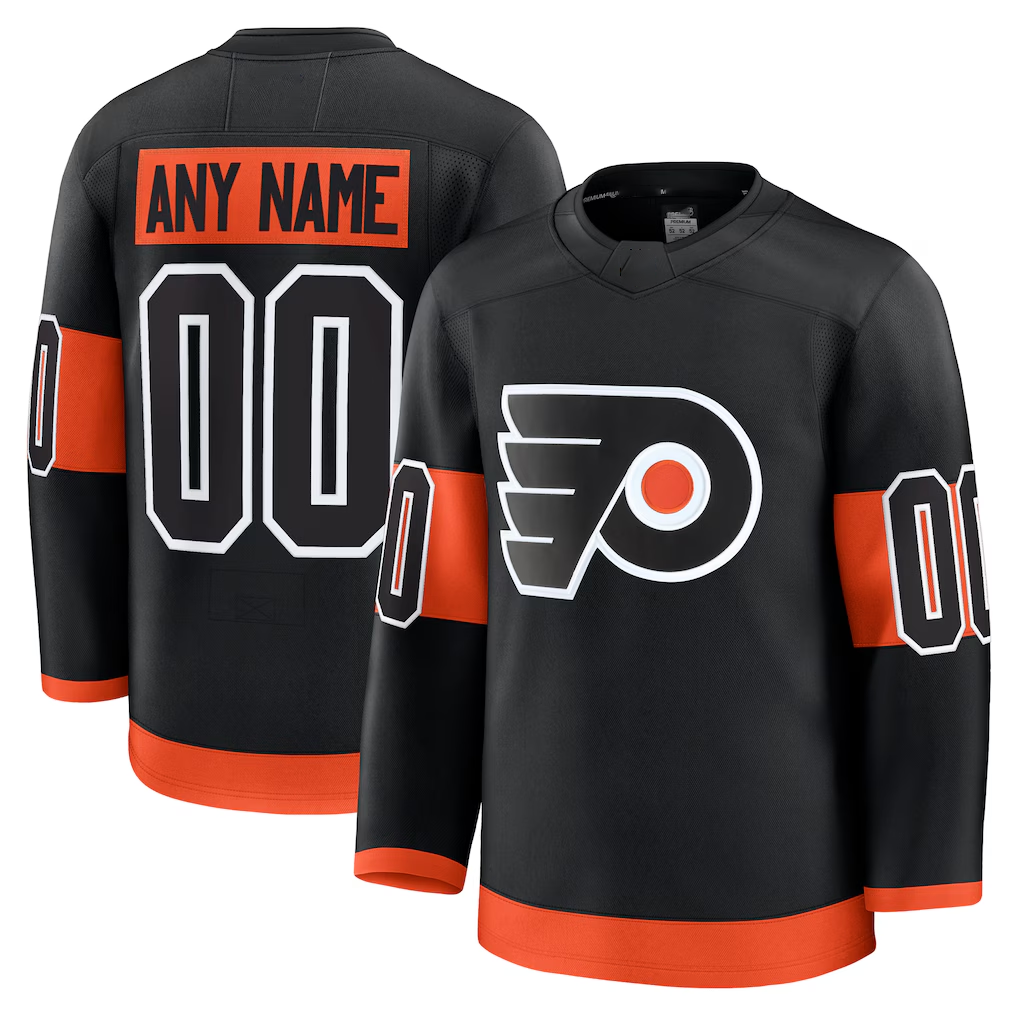 Kooe Custom P.Flyers Black Alternate Premium Jerseys