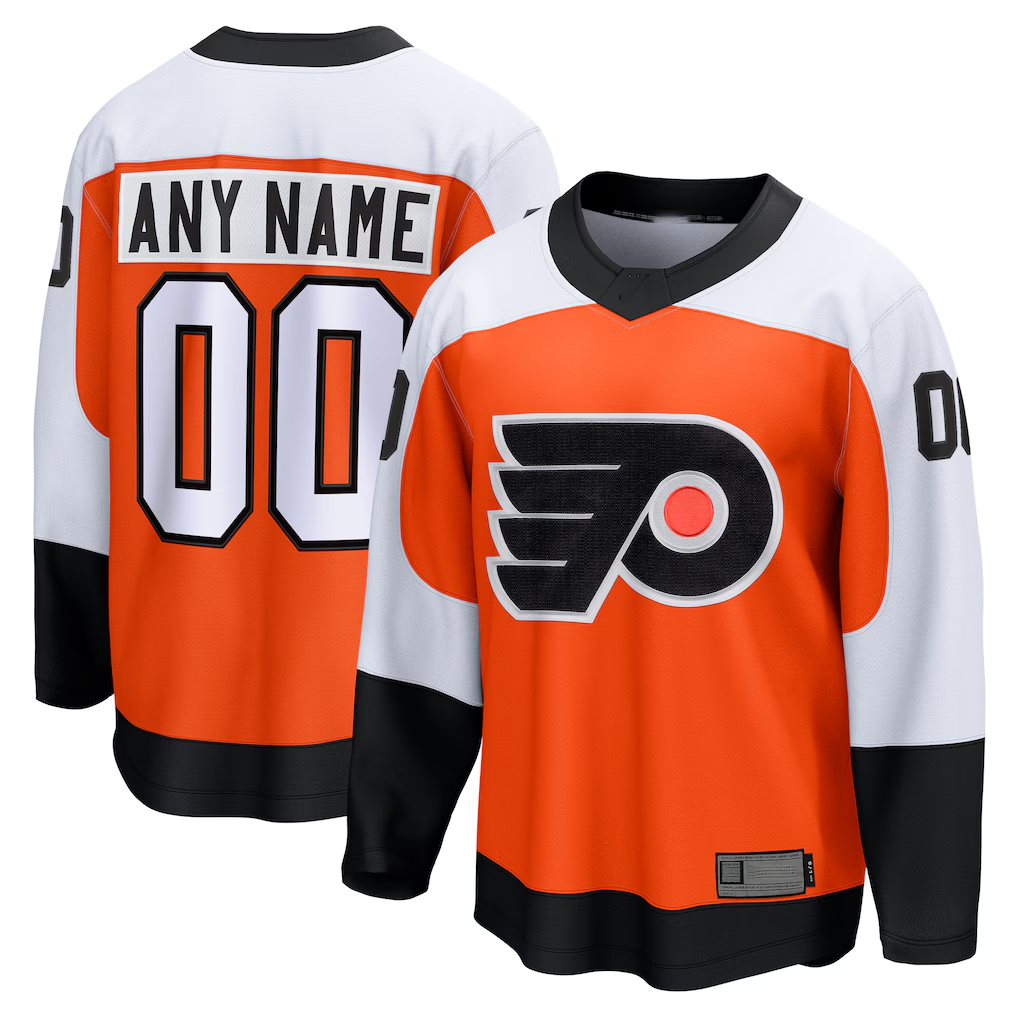 Kooe Custom P.Flyers Orange Home Breakaway Jerseys