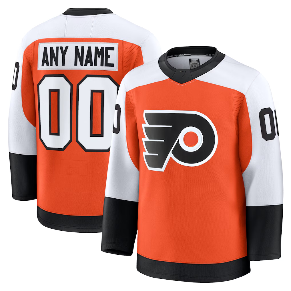 Kooe Custom P.Flyers Orange Home Premium Jerseys