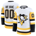 Kooe Custom P.Penguins White Away Premium Jerseys