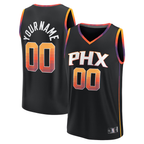 Kooe Custom P.Sunss Fanatics Black Fast Break Replica Jerseys - Statement Edition