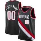 Kooe Custom PT.Blazers Black 2020-2021 Swingman Jerseys - Icon Edition