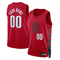 Kooe Custom PT.Blazers Red 2022-2023 Swingman Jerseys - Statement Edition