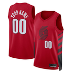 Kooe Custom PT.Blazers Red 2022-2023 Swingman Jerseys - Statement Edition