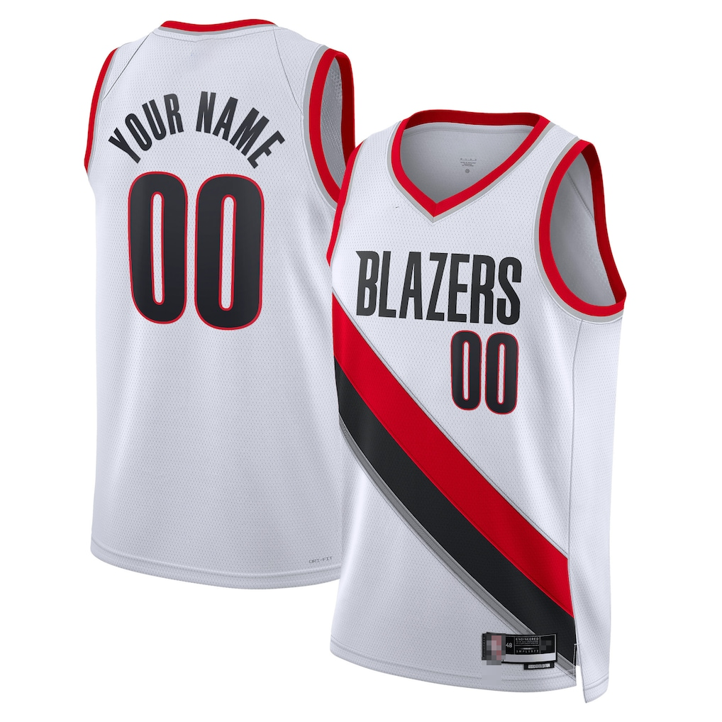 Kooe Custom PT.Blazers White Swingman Jerseys - Association Edition