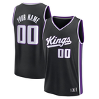 Kooe Custom S.Kings Fanatics Black Fast Break Jerseys - Icon Edition