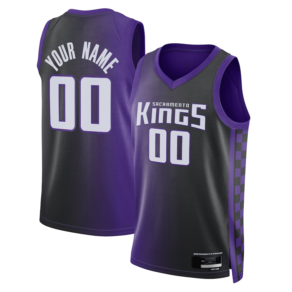 Kooe Custom S.Kings Purple Swingman Jerseys - Statement Edition