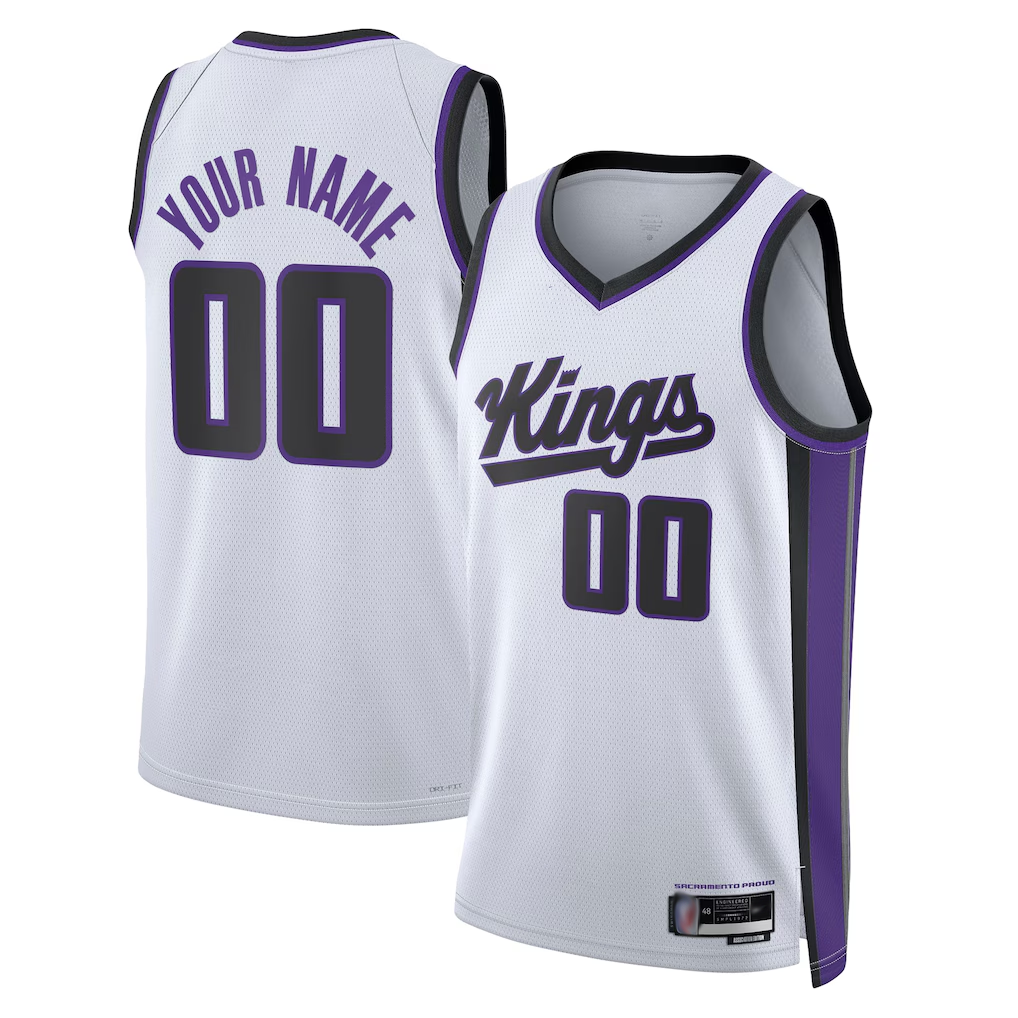 Kooe Custom S.Kings White Swingman Jerseys - Association Edition