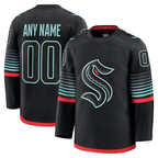 Kooe Custom S.Kraken Black Alternate Premium Jerseys