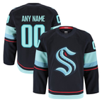 Kooe Custom S.Kraken Navy Home Authentic Pro Jerseys