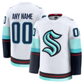 Kooe Custom S.Kraken White Away Premium Jerseys