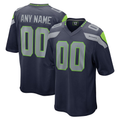 Kooe Custom S.Seahawks College Navy Game Stitched Jerseys