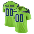 Kooe Custom S.Seahawks Green Limited Color Rush Home Game Any Name & Numbers Stitched Jerseys