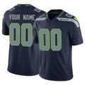 Kooe Custom S.Seahawks Navy Limited Vapor F.U.S.E. Home Game Any Name & Numbers Stitched Jerseys