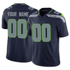 Kooe Custom S.Seahawks Navy Limited Vapor F.U.S.E. Home Game Any Name & Numbers Stitched Jerseys