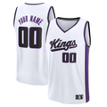 Kooe Custom S.kings Fanatics White Fast Break Jerseys - Association Edition